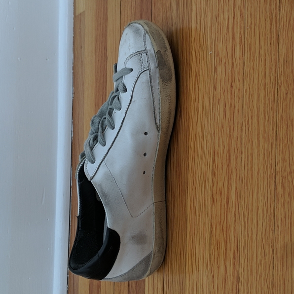 Golden Goose Black & White Superstar Sneakers size 9/39 - Picture 6 of 6